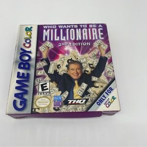 Game boy Color Video Game: Who Wants To Be A Millionaire